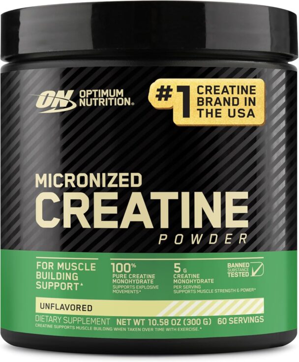Optimum Nutrition Micronized Creatine Monohydrate Powder