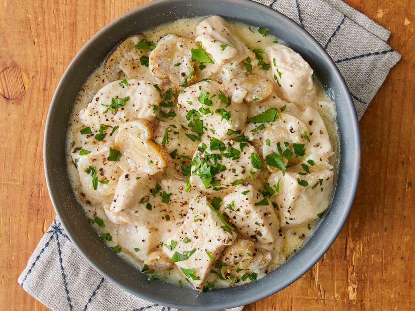 Creamy Chicken & Mushrooms