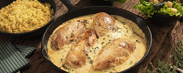 Stuffed Chicken Breast with Spinach & Walnuts