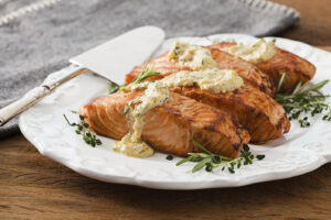 Baked Salmon with Herbs & Lemon