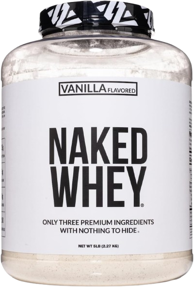 NAKED Vanilla Whey Protein Powder – All Natural Grass Fed Whey Protein Powder