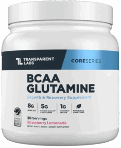 Transparent Labs BCAA Glutamine – 8000 Mg of BCAA Powder with L Glutamine