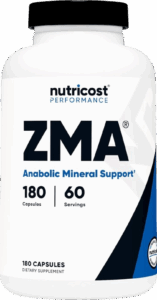 Nutricost ZMA 180 Capsules – Non-GMO and Gluten Free