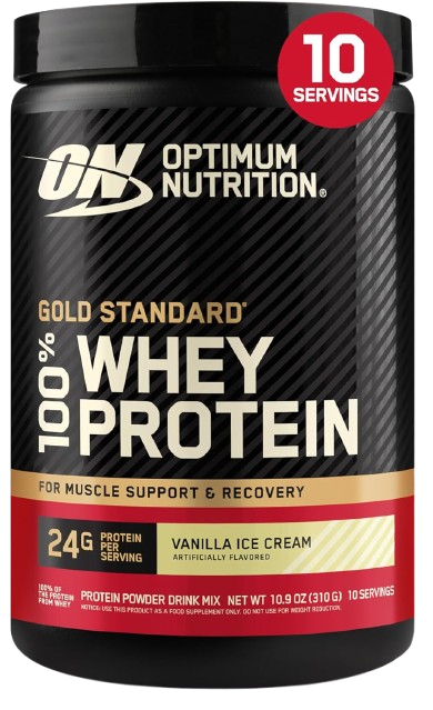 Optimum Nutrition Gold Standard 100% Whey Protein Powder, Vanilla Ice Cream